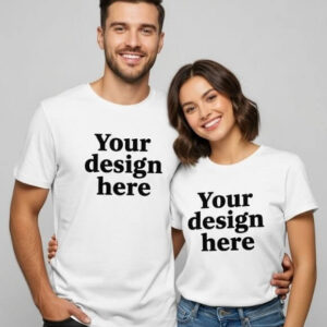 Custom Print Couple T-Shirt